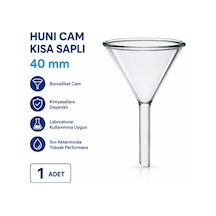 Huni Cam Kısa Saplı 40 Mm - 1 Adet