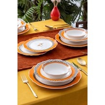 Diana 6 Kişilik 24 Parça Porselen Yemek Takımı