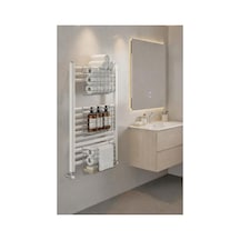 Krom Metal Banyo Rafı, Çok Amaçlı Düzenleyici Sepet 0