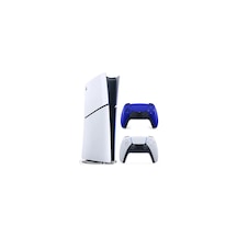 Sony Playstation 5 Slim Dijital Edition + 2. Mavi Cobalt Dualsense Oyun Konsolu (İthalatçı Garantili)