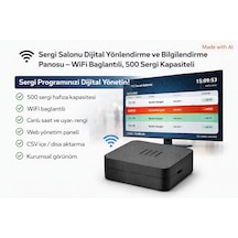 Sergi Salonu Dijital Yönlendirme Ve Bilgilendirme Panosu Modülü Wifi Bağlantılı