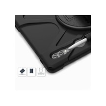 Galaxy Uyumlu Tab S8 Ultra Defender Standlı Koruyucu Kılıf