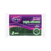 5 Adet Parex Klasik Oluklu Yeşil Sünger 2'li 52782888
