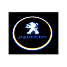 Peugeot Kapı Altı Led Aydınlatma Araç Logolu