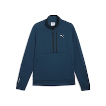 Puma Pumatech Half Zip Mavi Erkek Sweatshirt