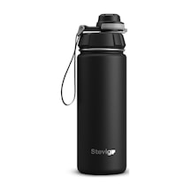 1 Hand Leak-proof Sızdırmaz Çelik Termos 500 Ml Black St-207 Diğer