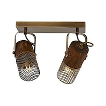 Ar-60265-2ey Eskitme Kaplama Modern Avize E27 Metal Ahşap 32x25cm 01G Taba