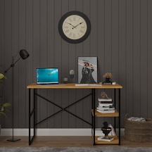 Asra Trend Raflı Metal Çalışma Masası METALÇM01 %100 MDF Bilgisayar Masası Petra
