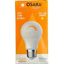 Osaka 10w 75w 3000k Günışığı E27 Duylu Dim Edilebilir Led Ampul