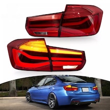 Bmw F30 3.seri 2012-2018 Kırmızı Lci Ledli Arka Stop