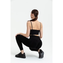 Gymhams Siyah Kalçası Büzgülü Ve Ekstra Push Up Seamless Yüksek B Siyah Gymhams Siyah Kalçası Büzgülü Ve Ekstra Push Up Seamless Yüksek B Siyah