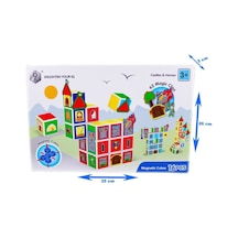 Akıllıelma-kızılkaya Manyetik Bloklar 16pcs Zeka Küpü Kzl-hd357a