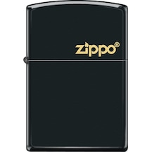 Zippo Logo Dizayn Black Matte Çakmak