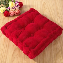 Teltree Renkli Kadife Koltuk Yastığı - 45x45cm Kare Şekilli, Rahat Ve Dayanıklı Diğer