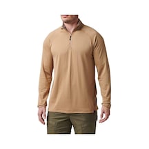 5.11 Stratos 1/4 Kısa Fermuar Coyote Sweat-4498 Çok Renkli