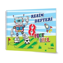 Çınar 24x34 Spiralli Karton Kapak Resim Defteri 15 Yp 33000- 3 Adet Çeşitli Renk Ve Desen