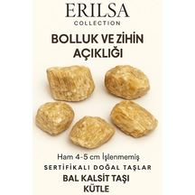 Sertifikalı Xxxl Ham Bal Kalsit Taşı Kütle Kristal Dekoratif Taş Bolluk Enerjisi Ruhsal Dinginlik