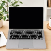 Türkçe Q Klavye Koruyucu Macbook Air 13 A1932 A2179 A2337 M1 Uyumlu Uk Iso Ters L Enter Ultra İnce Silikon Keyboard Cover Siyah