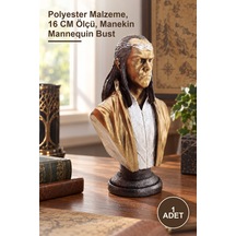 1 Adet Polyester Elrond Büst Büyük Polyester Malzeme, 16 Cm Ölçü, Manekin Mannequin Bust