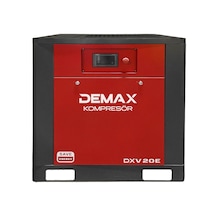 Demax 20 Hp İnventörlü Vidalı Hava Kompresörü Tek Makine