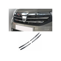 Dacia Lodgy Krom Ön Panjur 2012 Üzeri 4 Prç Paslanmaz Çelik N11.4880
