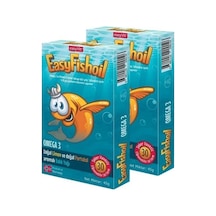 EasyFishOil 30 TabletLimon ve Portakal 2 Adet