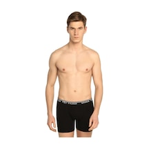 Erkek Siyah Likralı Boxer 1'Li Paket 001