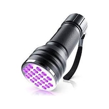 Uv Fener 21 Led -Ultraviyole Mor ışık Siyah