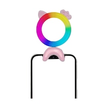 Rgb Led Q18 Led Telefon Üstü Mini Ringlight