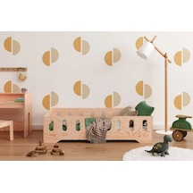 Montessori Yatak Doğal Ahşap Yatak Bebek Ve Çocuk Karyola Ahşap