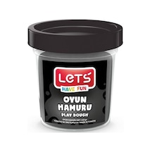 Lets Oyun Hamuru Tek Renk Siyah 110 Gr L8440-10 Çok Renkli