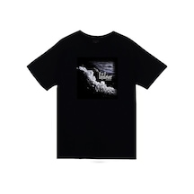 Stoned&Fame Lifelover Müzik Grubu Baskılı Unisex %100 Pamuk Siyah T-shirt SIYAH