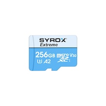 Syrox 256 Gb Micro Sd Card Hafıza Kartı & Adaptörü Class 10 Mc256