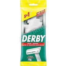 4 Adet Derby Tek Bıçak 5 + 1 Poşet