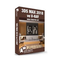 3DS Max 2018 ve V-Ray Video Ders Eğitim Seti