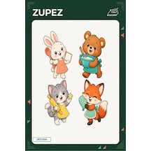 Minik Mutfak Yardımcıları 19x25 Cm Ütüyle Uygulanan Baskı Zpz1305 - 928156852
