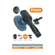 Böhrer Hb0241t Alman V258 5ah Devirli Kömürsüz Akülü Araç,parke,mermer,ahşap Polisaj Cila Pasta Parlatma Makinesi