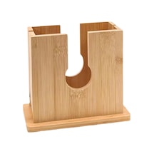 Suntek Ekmek Dilimleyici Bambu Kesici Pürüzsüz Tost Kekler Için Ahşap Rengi Diğer