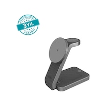 Ttec Aircharger Quattro Magsafe Uyumlu 4 Ü 1 Arada İphone + Apple Watch + Apple AirPods Led Aydınlatmalı Kablosuz Katlanabilir Şarj Standı 2ks38s