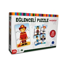 Eğlenceli Puzzle -Meslekler - 30 Parça ( 3 Yaş)