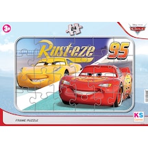 Ks Games Cars Arabalar 24 Parça Frame Çocuk Puzzle