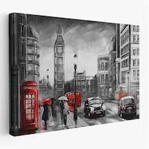 Livelyelegance Ingiltere Londra Yağlıboya Görünüm Dekoratif Tablo-3543 35 X 50cm