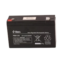 Ttec Akü 6v 12ah Bakımsız Kuru Akü