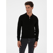 Pierre Cardin Erkek Siyah Kazak /triko 50315406-vr046 Siyah