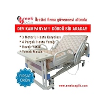 Üç Motorlu Tam Abs Hasta Yatağı Emek