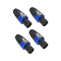 Hepa Merz SFC-SPK4-4X Speakon Konnektör 4 Pinli (4 ADET)