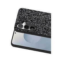 Onegif Samsung Galaxy S25 Plus Uyumlu Bright Simli Kapak - Siyah