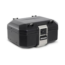 Shad Motosiklet Çanta - Topcase - Tr37 Terra Black Edition Arka Çanta 37lt Kask Siğmaz Standart