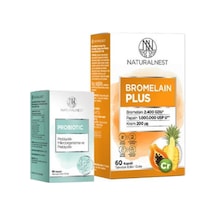 Naturalnest Bromelain Plus 60 Kapsül + Probiyotik 10 Kapsül