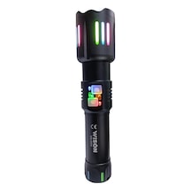 Kargo Wison Ws-9954 25w Zoomlu Yeşil Lazerli Metal Şarjlı El Feneri Najmaddin Çok Renkli